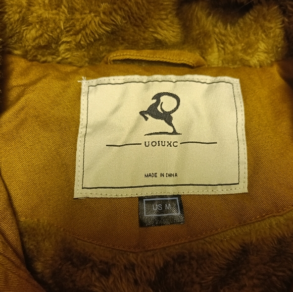 UOIUXC Women,s Hooded Winter coat Warm Fleeced Parka Long Jackets Size M - Picture 4 of 9